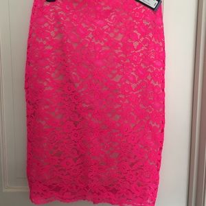 Lace Pencil skirt